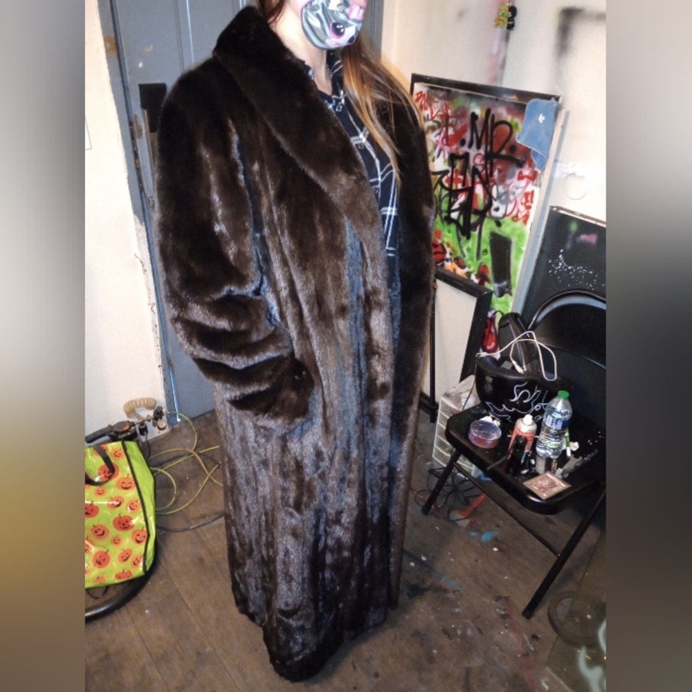 Blackglama full length mink coat